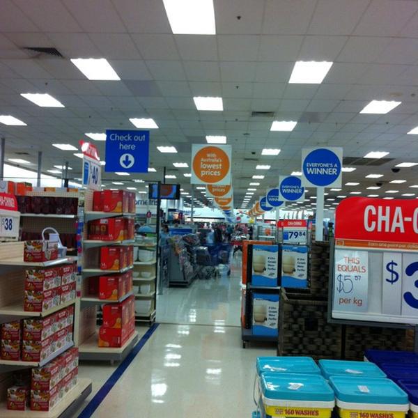 Photo taken at Big W by Donna C. on 9/12/2012