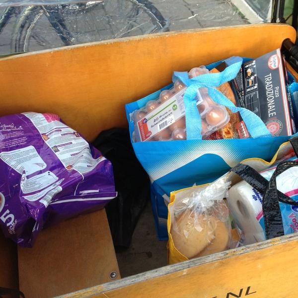 Photo taken at Albert Heijn by Mandy on 1/6/2013