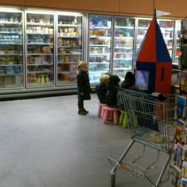 Photo taken at Albert Heijn by Joost P. on 1/8/2012