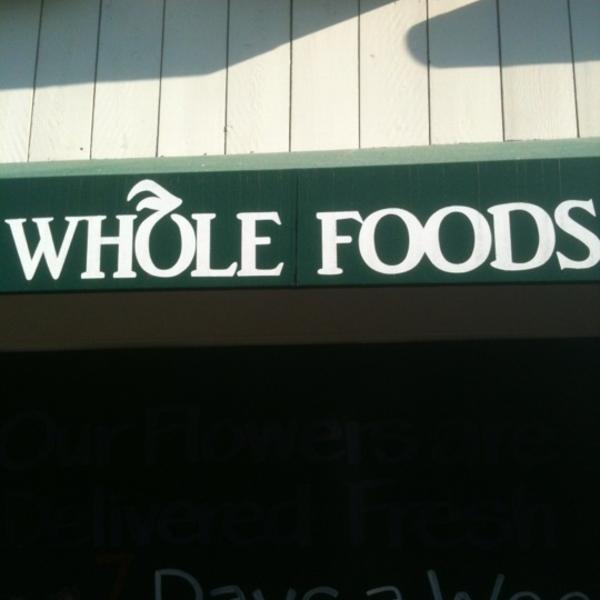 Photo taken at Whole Foods Market by Casey E. on 6/4/2012-加利福尼亚州91423 谢尔曼奥克斯 滨江中央(在冷水峡谷大道)12905号 Photo taken at Whole Foods Market by Casey E. on 6/4/2012