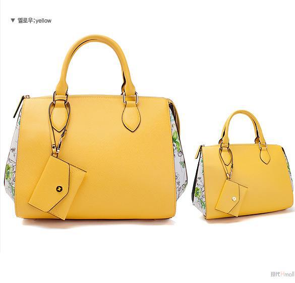 McLaNEE 手提包斜背包潮流女包(黄色) McLaNEE 手提包斜背包潮流女包(黄色)