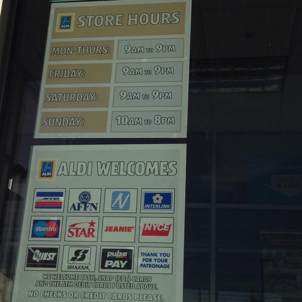 Photo taken at ALDI by Tiffany A. on 12/10/2013