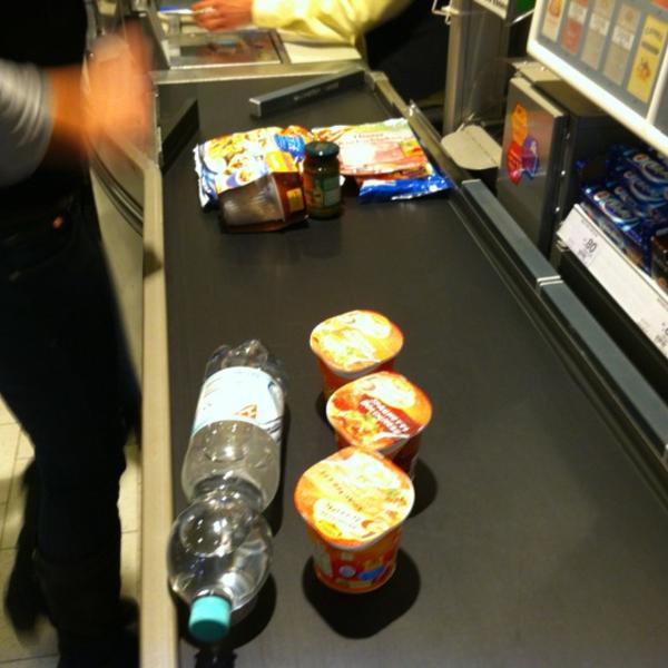 Photo taken at Edeka by Daniel B. on 3/28/2012