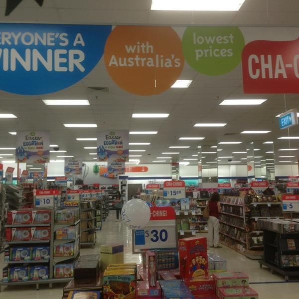 Photo taken at Big W by Luciano S. on 3/22/2013