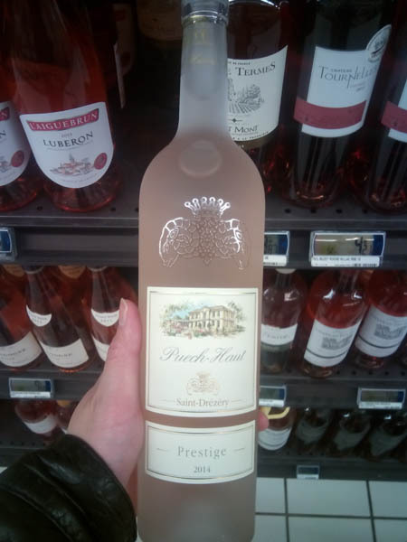 puech-haut粉红酒