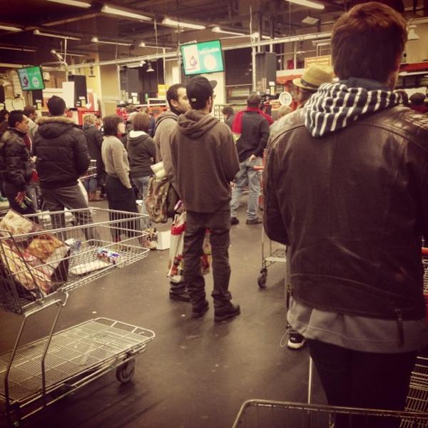 Photo taken at Colruyt by Jonathan H. on 12/17/2012