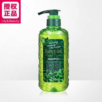 Reveur无硅洗发水 染烫修护型 木质香调 500ml