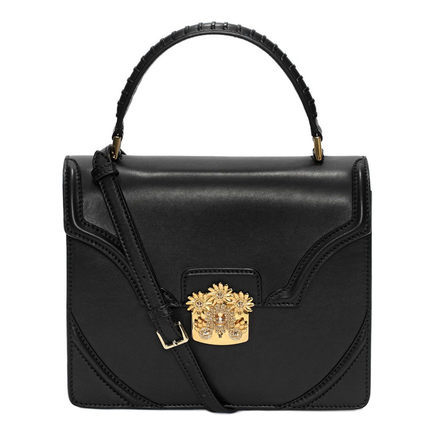 正品直邮2016新款Alexander McQueen麦昆女包牛皮手提包斜跨包035