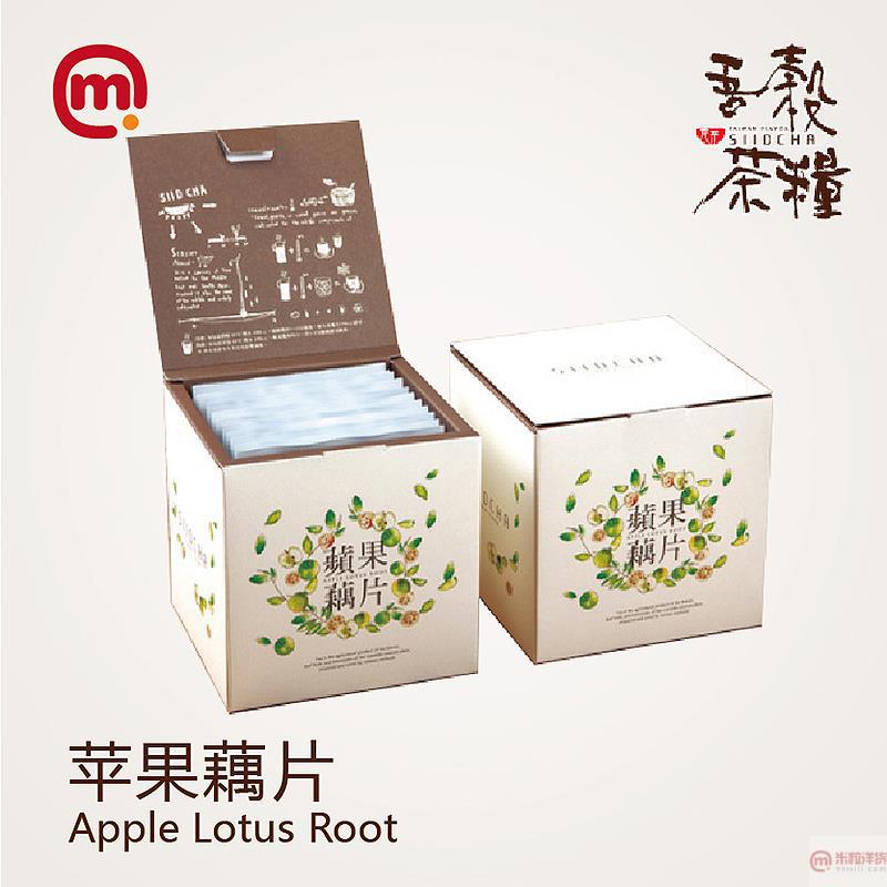 中国台湾 SIIDCHA-吾谷茶粮擂茶饮品系列(苹果藕片)-12入/盒