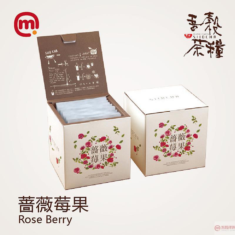 中国台湾 SIIDCHA-吾谷茶粮擂茶饮品系列(蔷薇莓果)-12入/盒