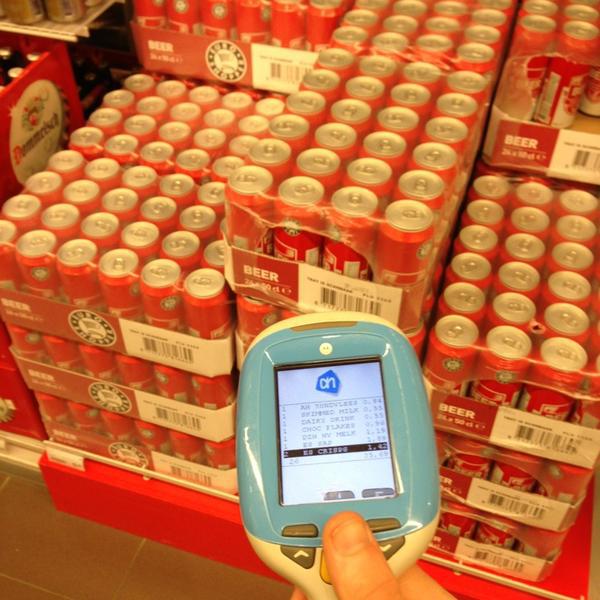 Photo taken at Albert Heijn by Thierry V. on 3/18/2013