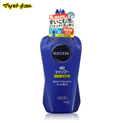 日本松本清直邮 花王success男士无硅油洗发水 清凉型 380ml 控油 日本松本清直邮 花王success男士无硅油洗发水 清凉型 380ml 控油