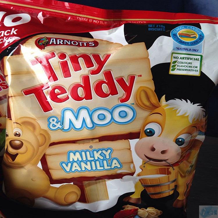 Arnott’s小熊饼干牛奶香草味250g