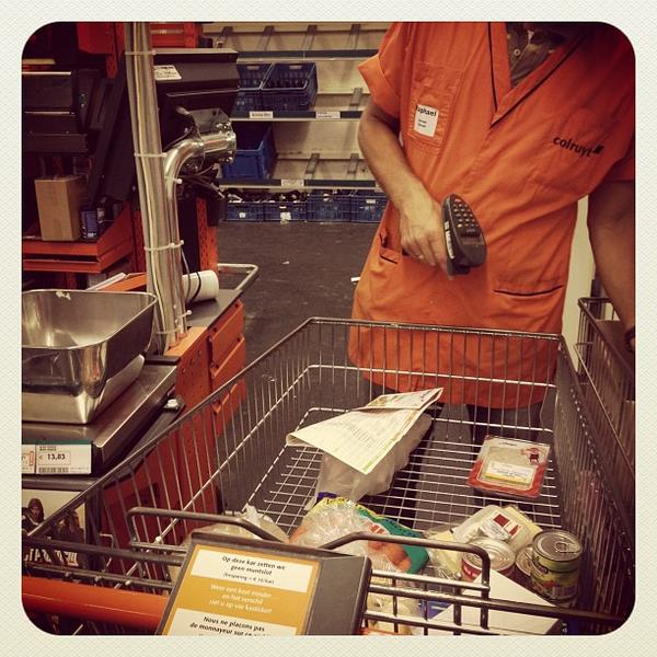 Photo taken at Colruyt by Benoit T. on 8/25/2012