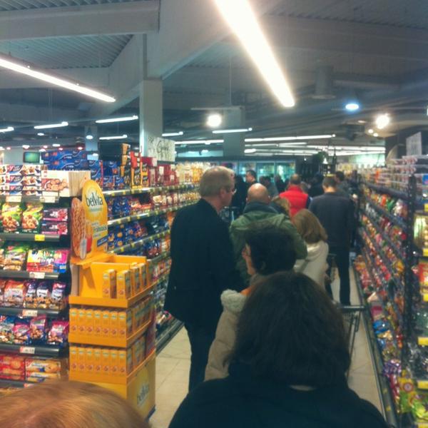 Photo taken at EDEKA by Marietheres on 12/31/2012-德国北莱茵威斯特法伦科隆克彭 Photo taken at EDEKA by Marietheres on 12/31/2012