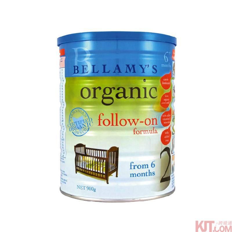 澳大利亚进口婴幼儿配方奶粉-Bellamy 贝拉米 婴儿配方奶粉二段