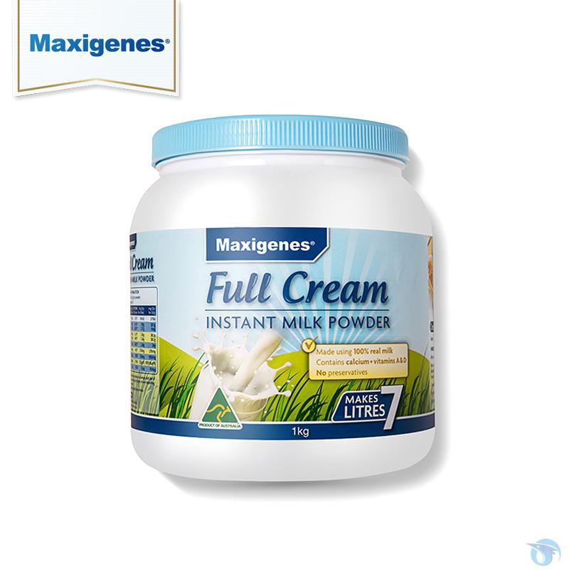Maxigenes美可卓成人奶粉蓝胖子全脂高钙奶粉1000g Maxigenes美可卓成人奶粉蓝胖子全脂高钙奶粉1000g