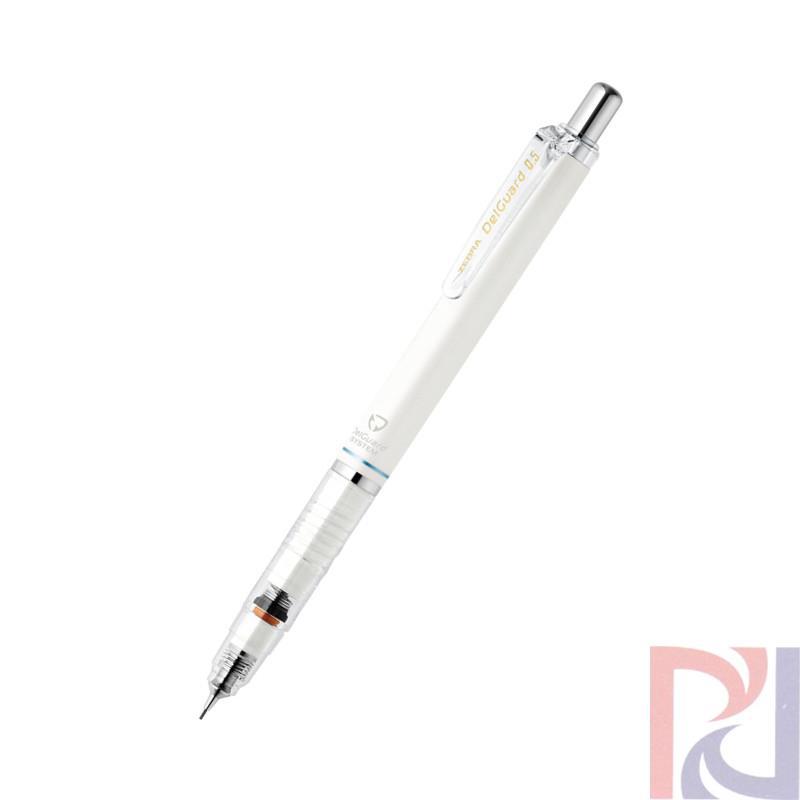 日本原装 斑马Zebra 防断芯活芯自动铅笔 DelGuard MA85 0.5mm 白色