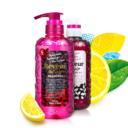 REVEUR洗发水 头皮护理系列 粉色洗护组合套装500ML REVEUR洗发水 头皮护理系列 粉色洗护组合套装500ML