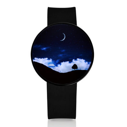 韩国正品 VALOOK梦幻之旅黑色款手表无指针触摸手表