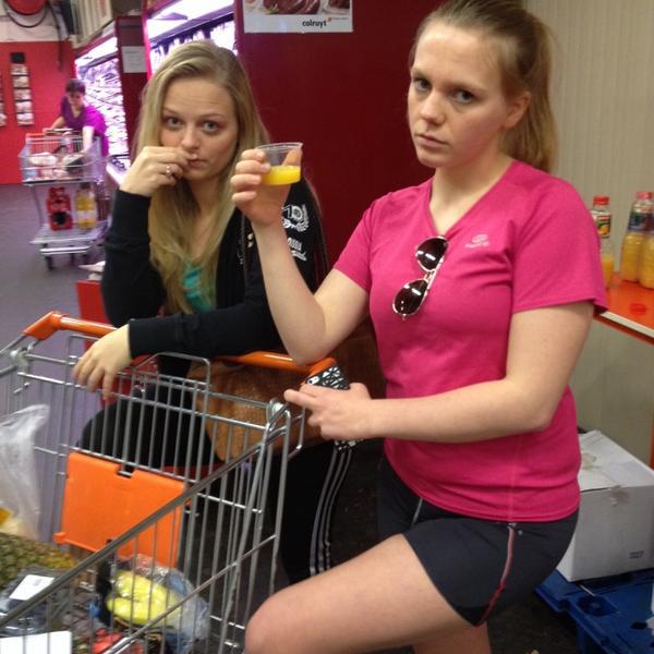 Photo taken at Colruyt by Astrid S. on 3/8/2014