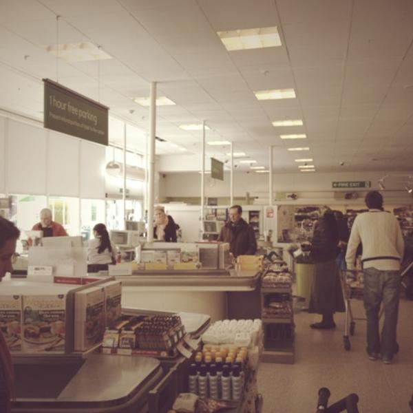 Photo taken at Waitrose by Miki K. on 4/11/2012