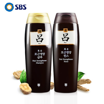 韩国正品爱茉莉RYOE棕吕洗发水护发素套装防脱固发滋养柔顺损伤修