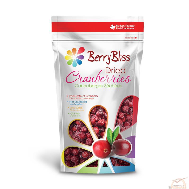 BerryBliss贝瑞布利斯 蔓越莓干 100g/袋