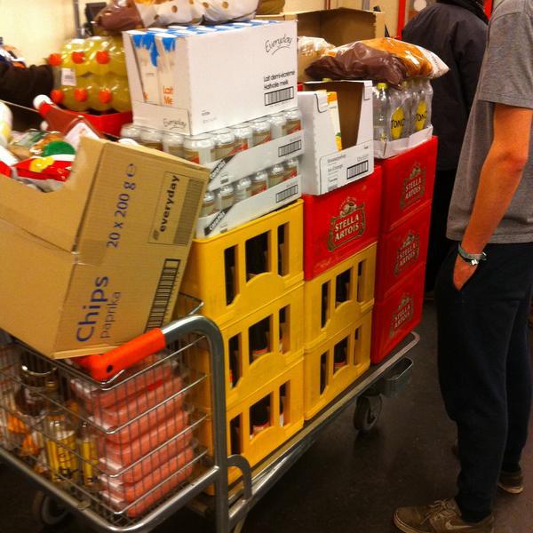 Photo taken at Colruyt by Tijs S. on 2/27/2015