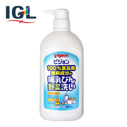 【保税区】 贝亲蔬菜清洗液800ml宝宝奶瓶清洗剂 贴心保护低刺激