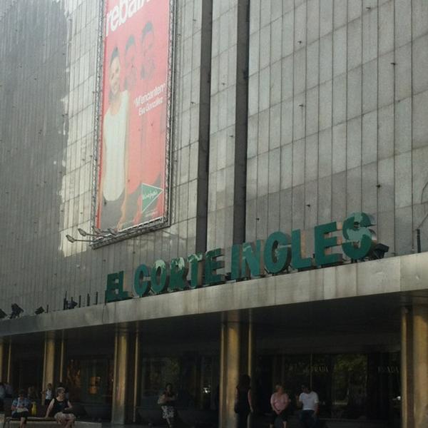 Photo taken at El Corte Inglés by Xavi G. on 8/18/2012