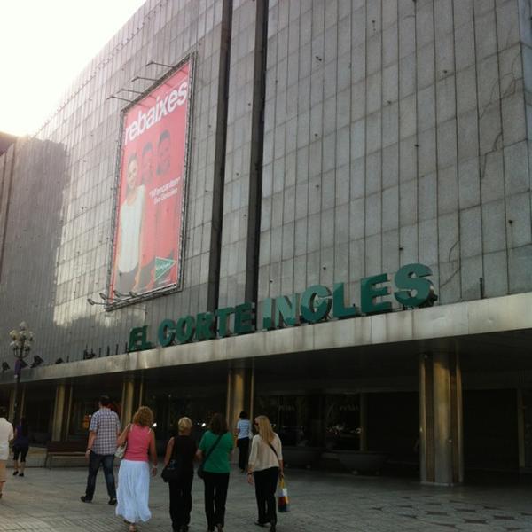 Photo taken at El Corte Inglés by Quique L. on 8/10/2012