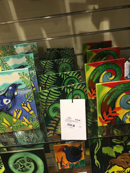 ceramic tile small fern &koru ctsfk