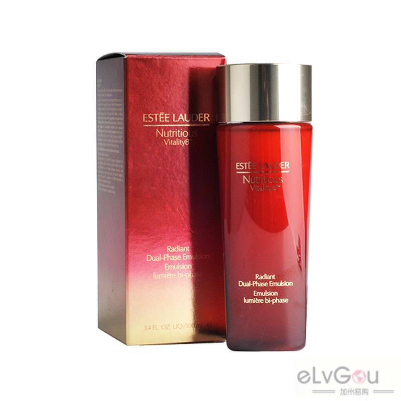 雅诗兰黛超能红石榴微循环水凝乳100ml/雅诗兰黛鲜活亮采双萃液100ml