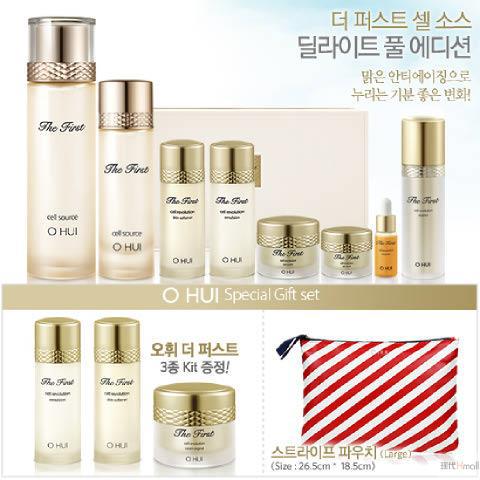 OHUI欧蕙 细胞系列(乳液/爽肤水/面霜/眼霜)套装