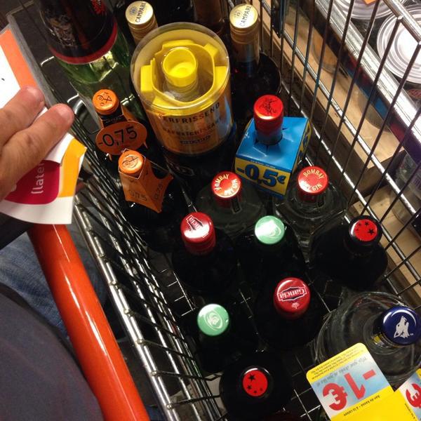 Photo taken at Colruyt by Philip D. on 9/23/2014