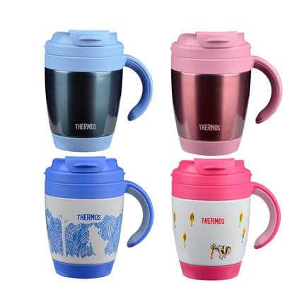 全新正品膳魔师不锈钢真空保温杯带手柄办公泡茶杯咖啡杯JCV-270