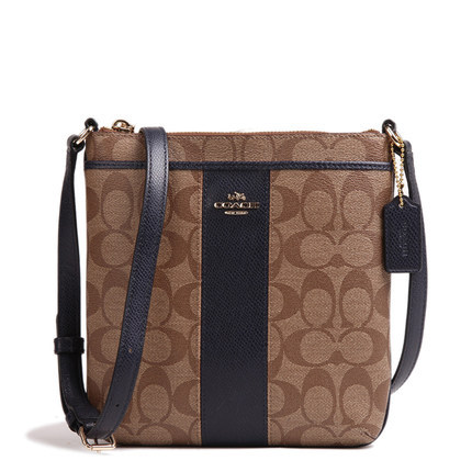 正品 COACH/蔲驰 新款PVC经典LOGO压花单肩斜挎女包52856 正品 COACH/蔲驰 新款PVC经典LOGO压花单肩斜挎女包52856