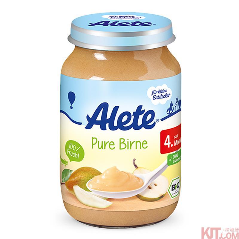 【BABIES Coming】德国Alete爱儿特西洋梨泥190g 四个月以上 【BABIES Coming】德国Alete爱儿特西洋梨泥190g 四个月以上