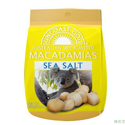 SUNCOAST GOLD金色阳光海岸盐烤澳大利亚坚果腰果混合考拉装125g
