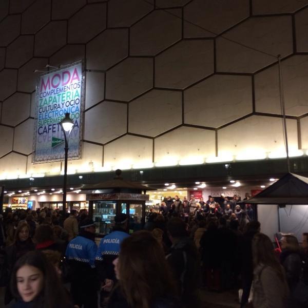 Photo taken at El Corte Inglés by Bernardo P. on 12/23/2013