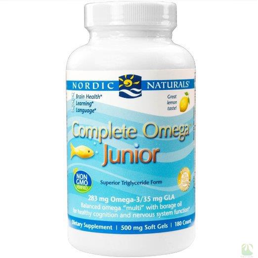 Nordic Naturals 美国挪威小鱼 青少年Omega深海鱼油胶囊 180粒