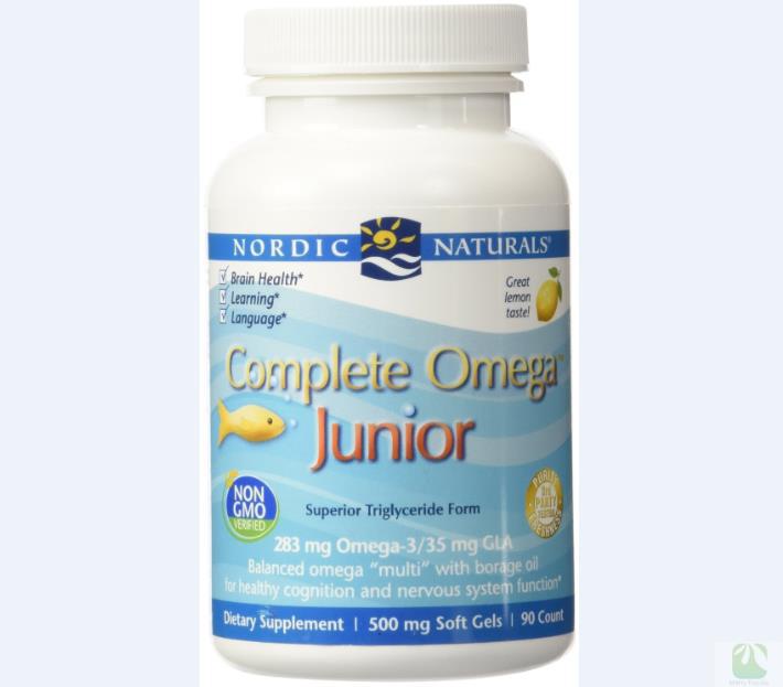 Nordic Naturals 美国挪威小鱼 青少年Omega深海鱼油胶囊 90粒