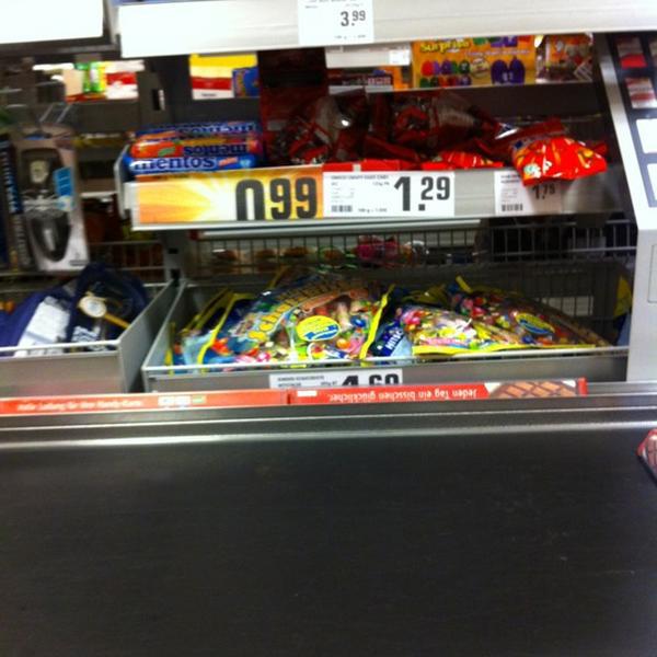 Photo taken at REWE by Elisabete C. on 3/15/2012