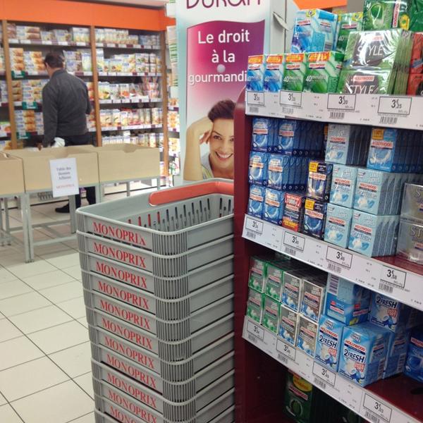 Photo taken at Monoprix by Romain d. on 7/4/2013
