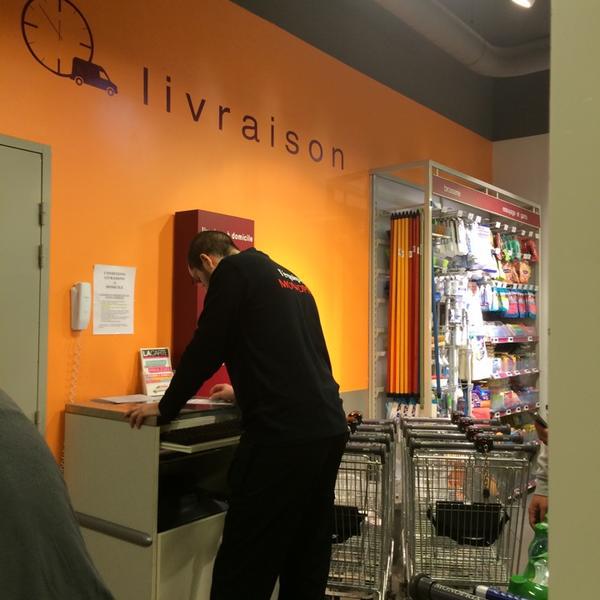 Photo taken at Monoprix by Shoug on 4/7/2014-法国巴黎香榭丽舍大街52号 Photo taken at Monoprix by Shoug on 4/7/2014