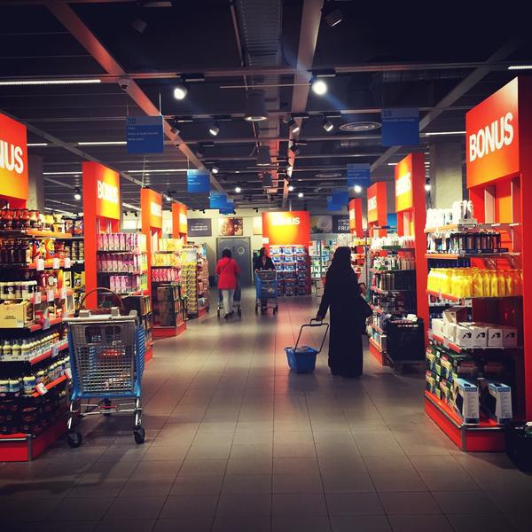 Photo taken at Albert Heijn XL by Woo jung C. on 5/21/2015-荷兰南荷兰省莱岑丹锦带路48号 Photo taken at Albert Heijn XL by Woo jung C. on 5/21/2015