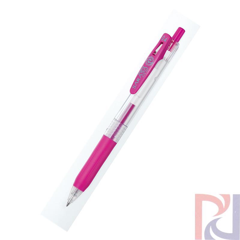 日本原装 斑马Zebra SARASA CLIP多彩中性笔JJS15/0.4mm 品红色(玫红)