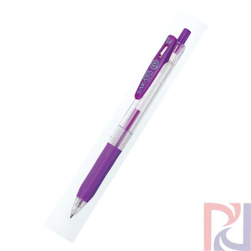 日本原装 斑马Zebra SARASA CLIP多彩中性笔JJS15/0.4mm 紫色(紫色)