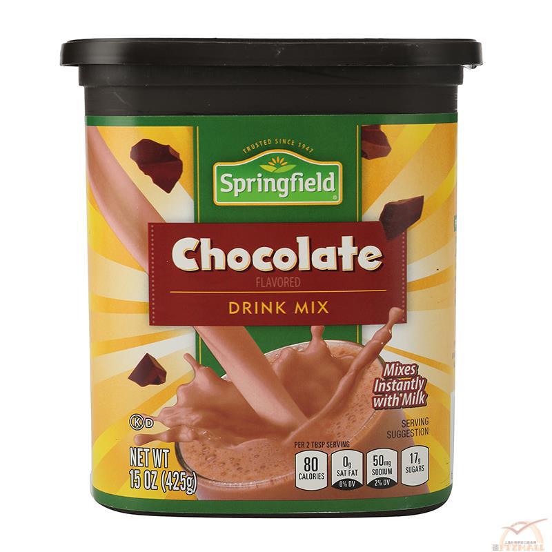 SPRINGFIELD 速溶巧克力味冲剂饮料 425g